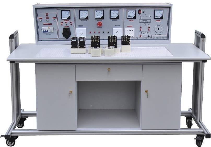 這一款是上海振霖教學(xué)設(shè)備公司生產(chǎn)的ZLCB-801型電工電子實驗臺。