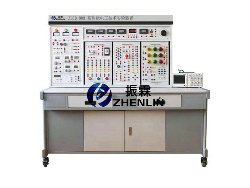 這一款是上海振霖教學(xué)設(shè)備公司生產(chǎn)的ZLCB-809型電工電子實(shí)驗(yàn)臺(tái)。